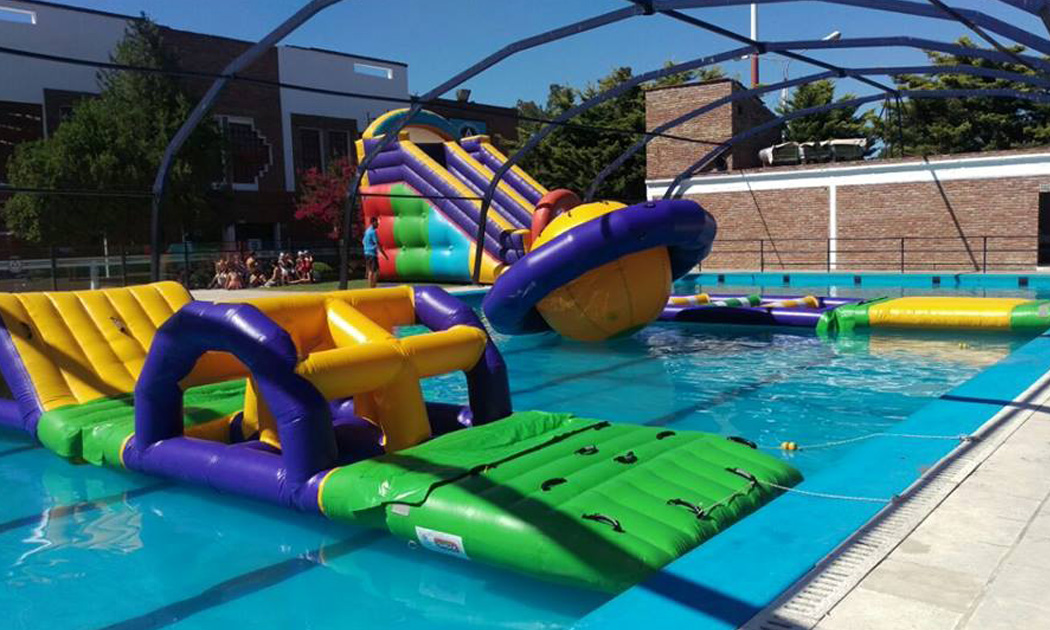 Juegos inflables top para piletas